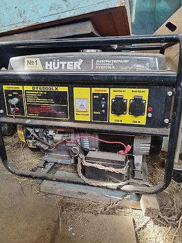 Генераторы: Бензиновый электрогенератор Huter DY6500LX - Тип: однофазный — 2