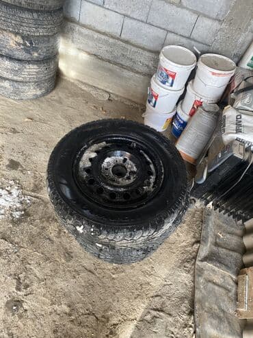 Шины 215 / 65 / R 15, Зимняя шипованная, Б/у, Комплект, Легковые, Япония, Hankook — 2