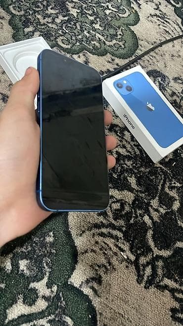 китайский iphone 13: IPhone 13, Б/у, 128 ГБ, Синий, Коробка, 90 % — 5