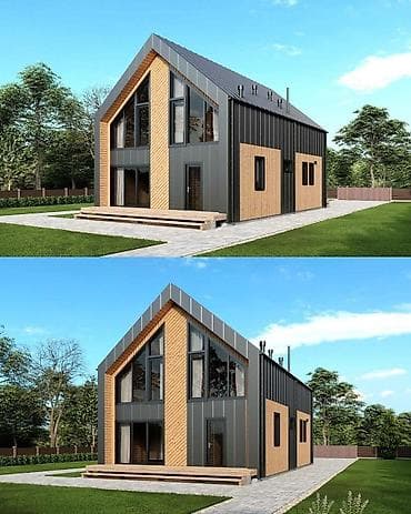 сдаются дома: Каркасные дома под ключ. Цена 400$$ Афрейм -барнхаус Афрейм -барнхаус — 2