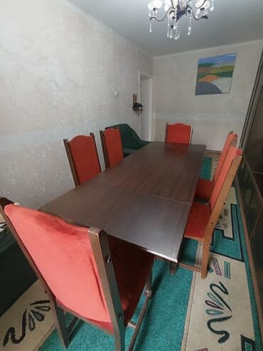 бу закройный стол: Стол и стул для зала, Б/у, Самовывоз, цвет - Коричневый — 3