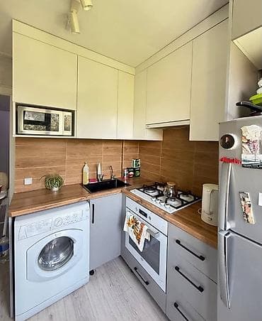 Недвижимость: 3 комнаты, 56 м², ул. Московская / Турусбекова 104 серия, 4 этаж, Косметический ремонт — 1
