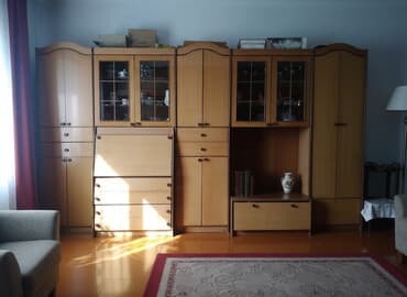 Шкафы: Гарнитур для зала, Дерево, цвет - Коричневый — 1