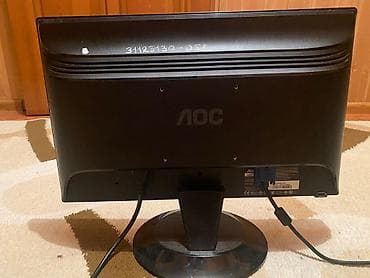 купить игровой ноутбук бишкек: Монитор, AOC, Б/у, 19" - 20" — 2