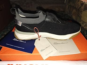 nike react: Мужские кроссовки, 40.5, SANTINI, Б/у, цвет - Черный — 5