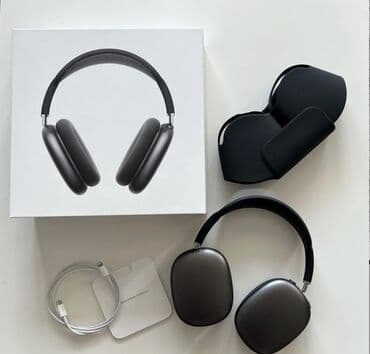 наушники аирподс макс: Накладные, Apple, Новый, Беспроводные (Bluetooth), Классические — 1