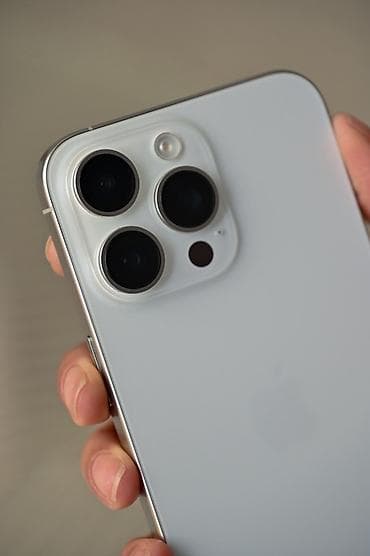 чехол iphone силикон: IPhone 15 Pro Max, Б/у, 256 ГБ, White Titanium, Чехол, Коробка, 83 % — 6