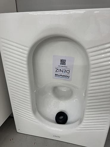 наполнител: Напольный унитаз-турецкий (азиатский) тип, керамический, белый, дениз — 2