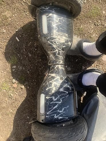 кап мешок: Гироскутер 2‑колесный, дизайн «черный мрамор/молния». Основные — 1