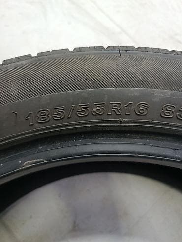 форестер 2002: Шины 185 / 55 / R 16, Лето, Б/у, 1 шт, Легковые, Япония — 2