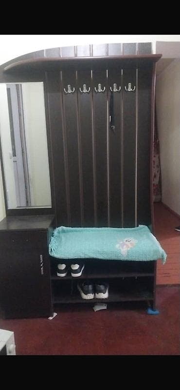 бу прихожки: Гарнитур для прихожей, Зеркало, ДСП, цвет - Коричневый — 1