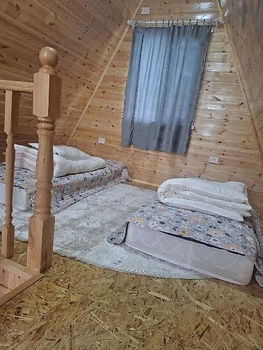 ысык куле: Аренда A‑frame домика на Иссык-куле (двухэтажный треугольный шале) — 3