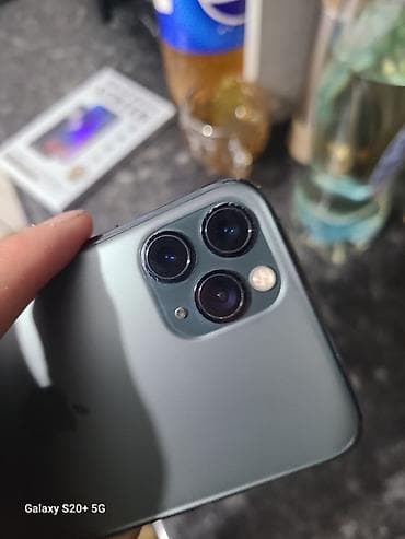 poko m5: IPhone 11 Pro, Б/у, 256 ГБ, Matte Midnight Green, 99 % — 2
