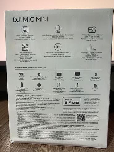 Микрофоны: DJI Mic Mini — компактная беспроводная система записи звука для — 2