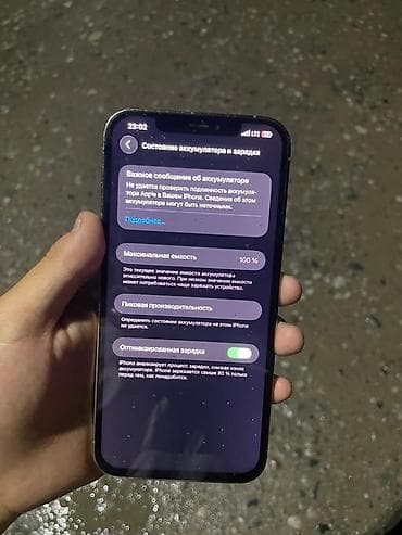 iphone hr: IPhone 12 Pro Max, Б/у, 128 ГБ, Серебристый, 100 % — 9