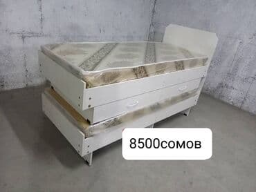 спалный двух: Двуспальная кровать, Новый, С матрасом, длина - 190 см — 6