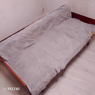трехместный раскладной диван кровать: Кресло-кровать, Односпальный, цвет - Коричневый — 2