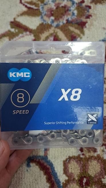 цепь велосипедная: Цепь для велосипеда KMC X8 (8 скоростей) - Совместимость: трансмиссии — 1