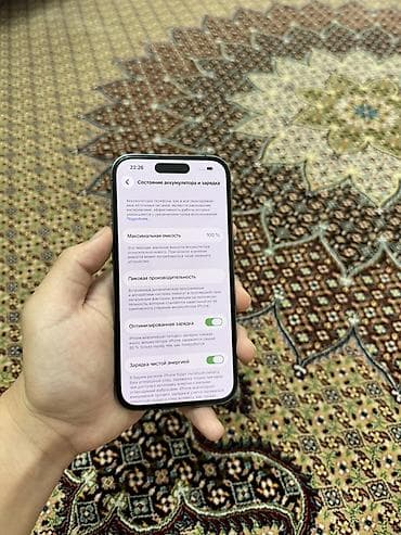 mi note 3: IPhone 14 Pro, Графит, 100 % — 2