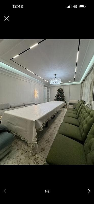 Стирка скатерты и сушкаглажка