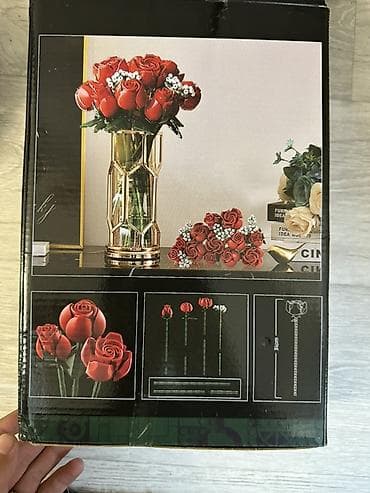 вазы для цветы: Конструктор “Botanical Collection – Bouquet of Roses” - Набор для — 3
