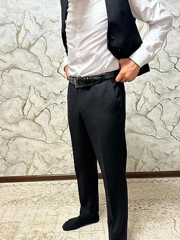 классический костюм мужской: Мужской классический костюм-тройка, черный. надевал только один раз — 6