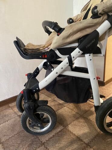 прогулочные коляски cam: Коляска, цвет - Желтый, Б/у — 7