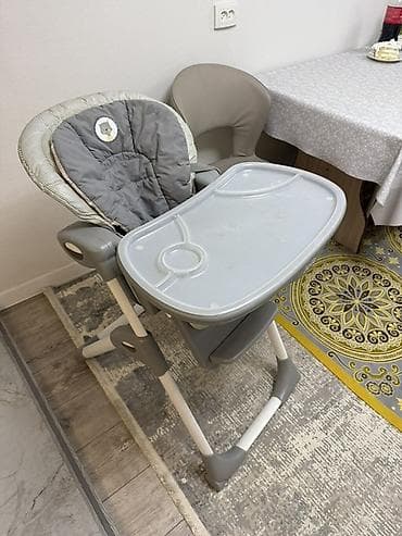 Детский транспорт: Детский стульчик для кормления - Универсальная модель с высокой — 5