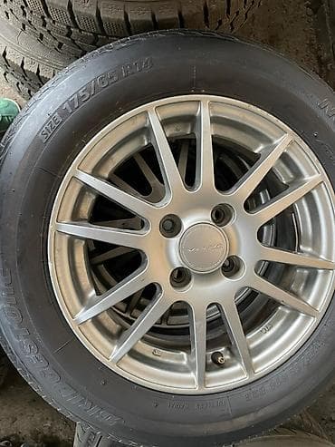 титан диска на хонда фит: Колеса в сборе 175 / 65 / R 14, Лето, Б/у, Комплект, Легковые, Литые, отверстий - 4 — 1