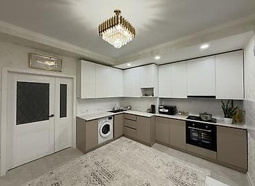2 комнаты, 62 м², Аламедин-1 мкр 9 этаж, Евроремонт — 3