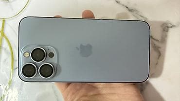 IPhone 13 Pro, Б/у, 256 ГБ, Голубой, Чехол