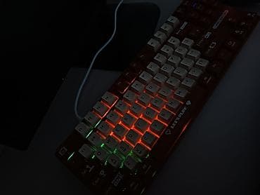 hyperx fps: Клавиатура, Ajazz, Механическая, Проводное подключение, Размер: 80% — 3
