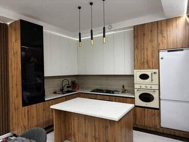 навесной шкаф для посуды на кухню: Ашкана үчүн шкаф, Асма, Жуугучу менен, Бөлүп төлөө менен — 5