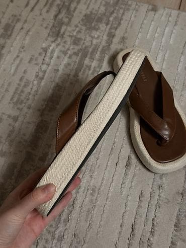 lining шлепки: Босоножки, 39, 40, Б/у, цвет - Коричневый, Самовывоз, Бесплатная доставка, Платная доставка — 3