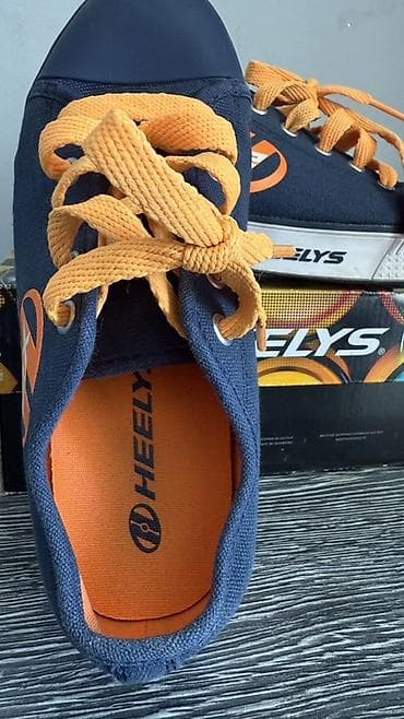 Спорт жана хобби: Кеды-ролики Heelys X2, оригинал, (двухколёсные). Размер 34 (на стопу — 2