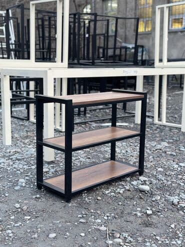 купить стеклянную полку: Обувница в стиле LOFT
Размеры (мм) : 780х600х300 — 2