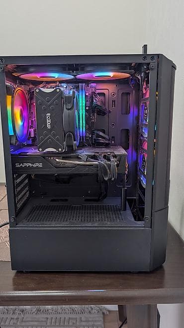 i 5: Компьютер, ядер - 6, ОЗУ 32 ГБ, Игровой, Б/у, Intel Core i5, AMD Radeon RX 5700 XT, SSD — 2