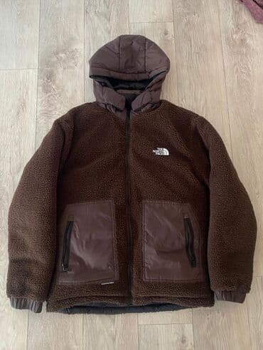 шубы: Двусторонняя куртка с капюшоном - Формат 2-в-1: одна сторона — черная — 2