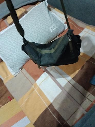 Кошельки: Сумка через плечо (мессенджер) - Цвет: темно‑серый/хаки с контрастной — 2