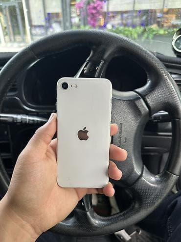 id 6: IPhone SE, Б/у, 128 ГБ, Белый, 80 % — 1