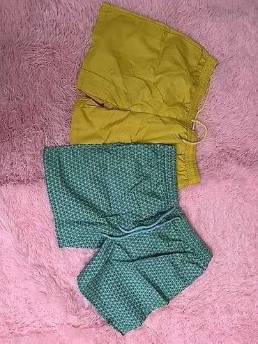 Жеке буюмдар: Эркектердин шортасы, M, L, XL, Жаңы, түсү - Сары, Акылуу жеткирүү, Өзү алып кетүү — 1