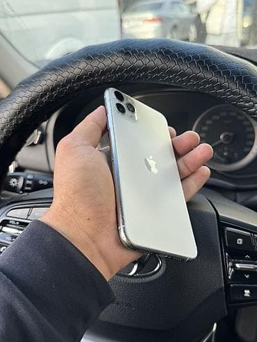 iphone dr: IPhone 11 Pro, Б/у, 256 ГБ, Серебристый, Защитное стекло, Чехол, 79 % — 6