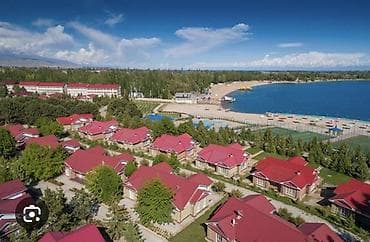 Иссык-Куль 2026: Коттедж, Коттедж ЦО Евразия, Кара-Ой (Долинка), Детская площадка, Парковка, стоянка, Охраняемая территория — 5