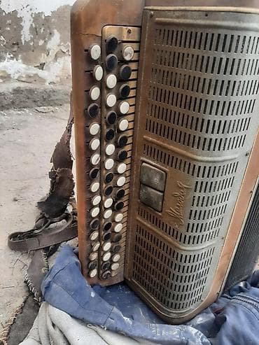 Аңчылык жана балык уулоо: Баян (кнопочный аккордеон), старого образца. Характеристики по фото — 1