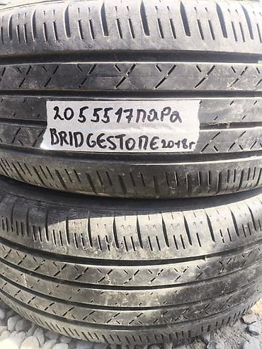65 style: Шины 205 / 55 / R 17, Лето, Б/у, Пара, Легковые, Bridgestone — 1