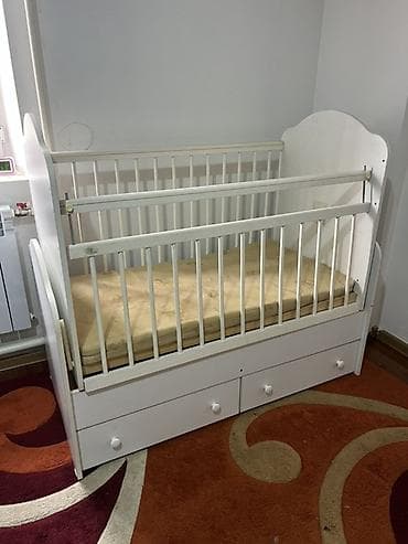 Детская кровать трансформер, Другой тип, цвет - Белый