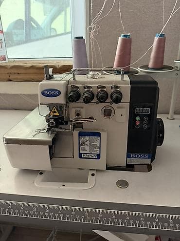Промышленное швейное оборудование BOSS — комплект из двух машин: 1)