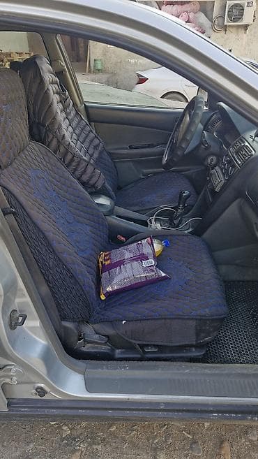 муссо 2: Чехлы Велюровые, цвет - Серебристый, Mitsubishi, Б/у — 1