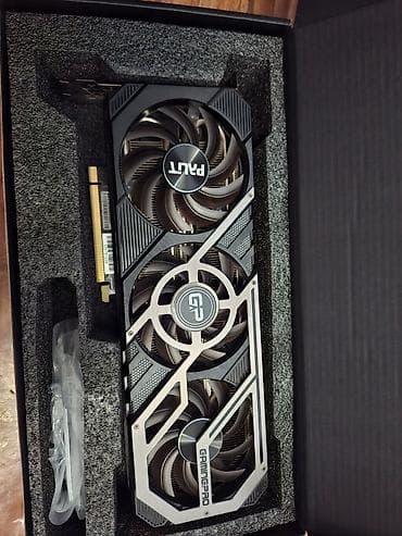 Стол компьютерлери жана комлектөөчүлөр: Видеокарта Palit GeForce RTX 3070 Ti GamingPro, 8 ГБ GDDR6X Основные — 1