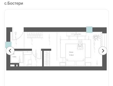 долгосрочная аренда квартир аламедин 1: 1 комната, 22 м², Элитка, 3 этаж, ПСО (под самоотделку) — 10